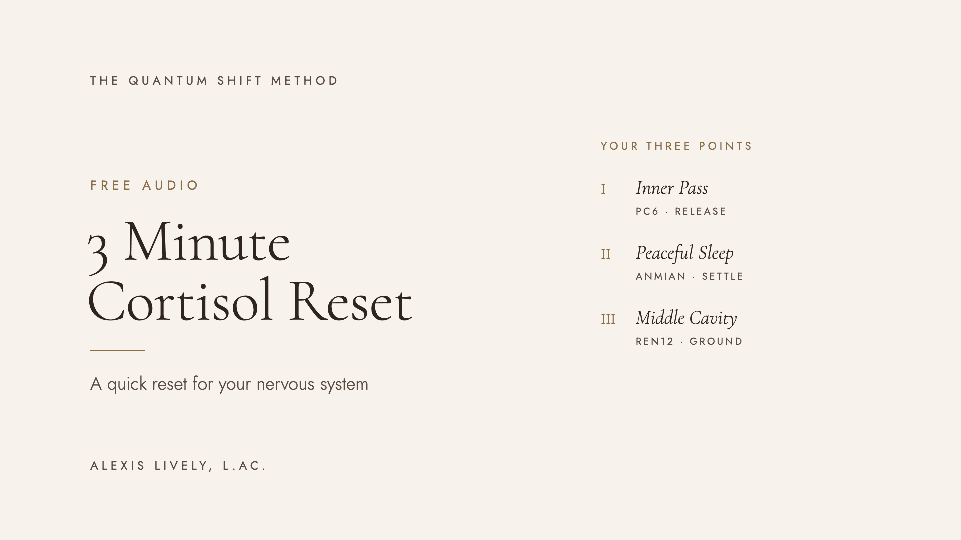  🎧 FREE Subliminal Audio: 3 Minute Cortisol Reset