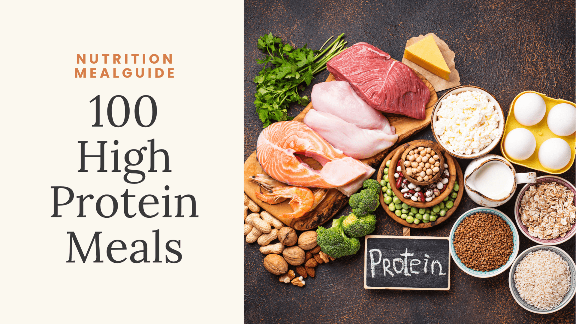 Get The 100 High Protein Meals Guide Now!