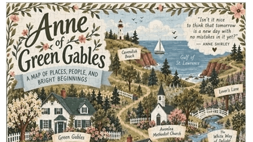 Anne of Green Gables Map - Custom Puzzle
