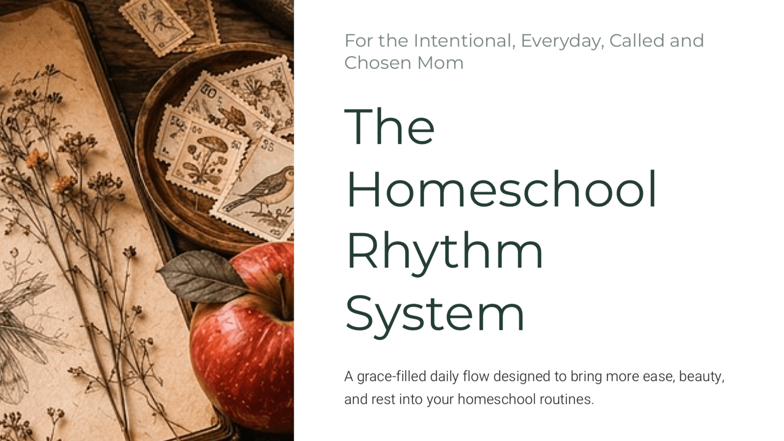 Homeschool Rhythm System with Notebooking pages
