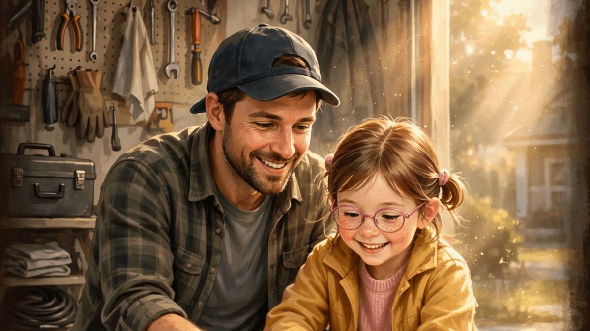 Her First Oil Change — Free Guide for Dads