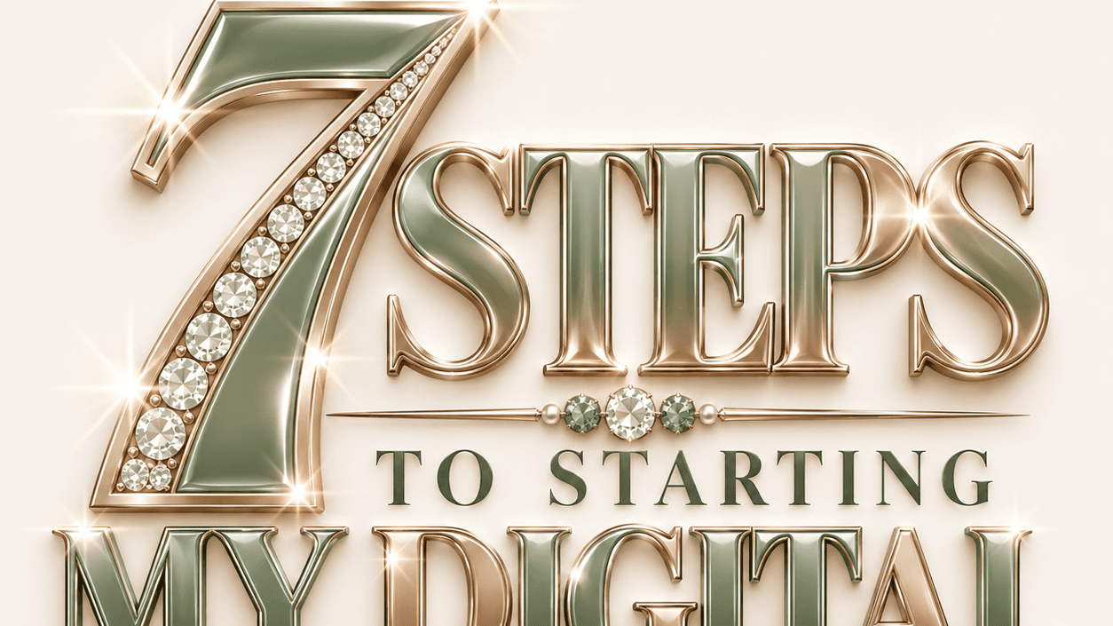 7 STEPS TO START MY DIGITAL BUSINESS