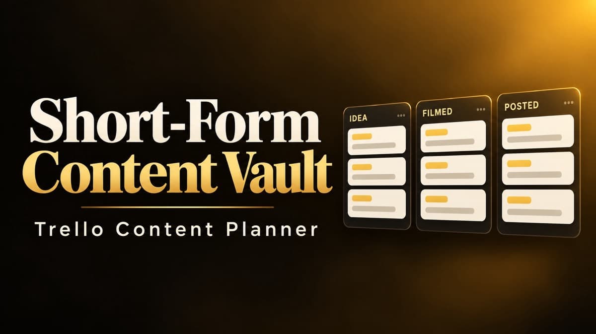 The Short-Form Content Vault 