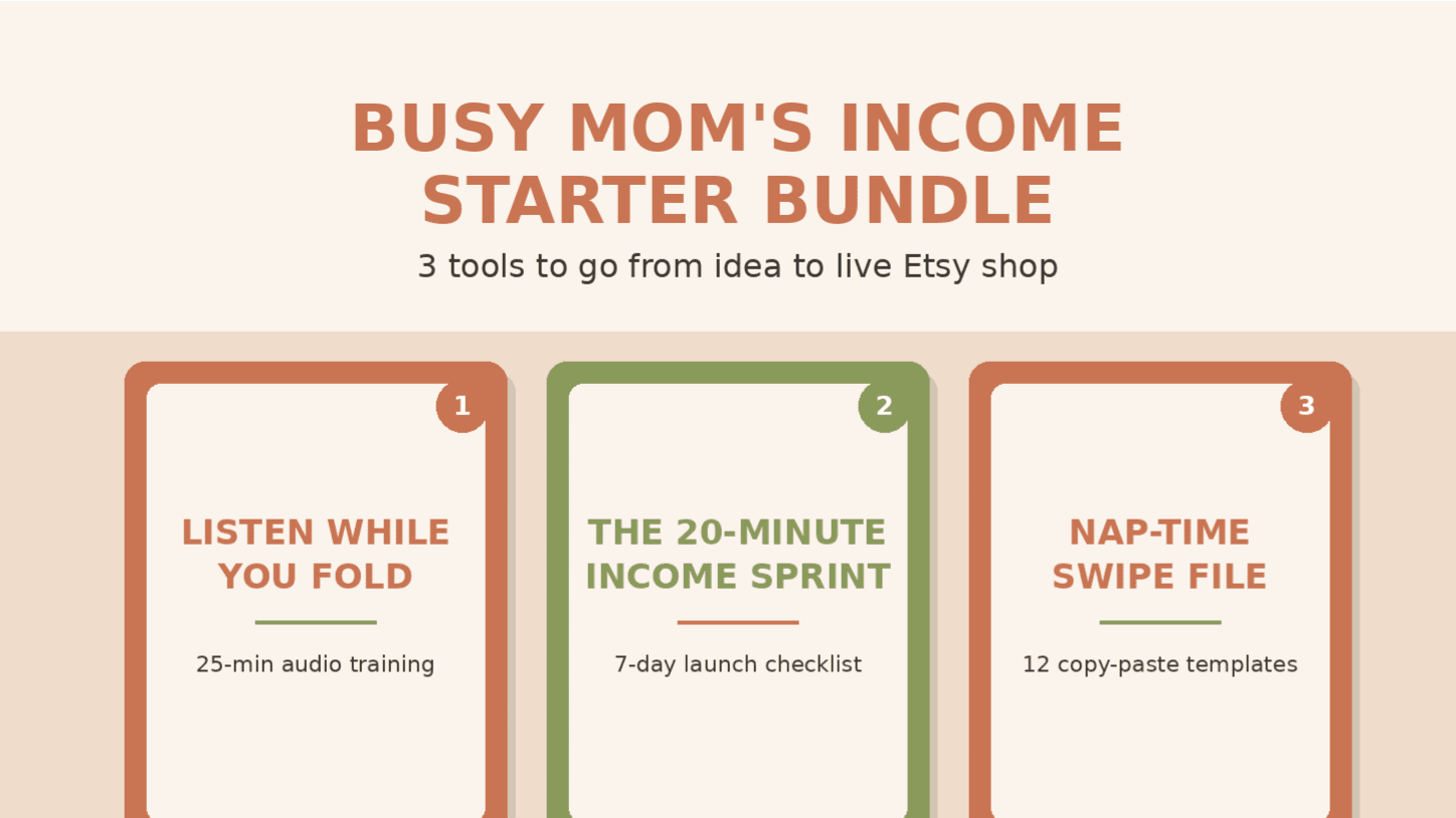 Get My Busy Mom's Income Starter Bundle Now!