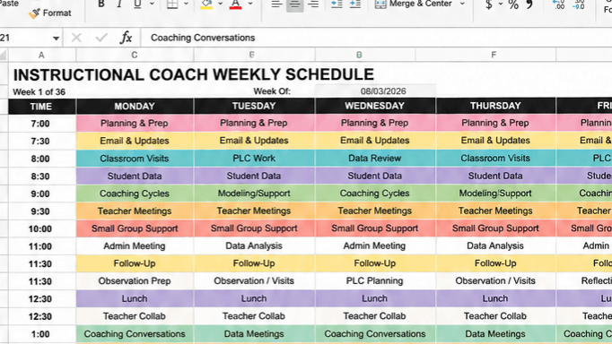 ShiftED IC Schedule Digital Notebook