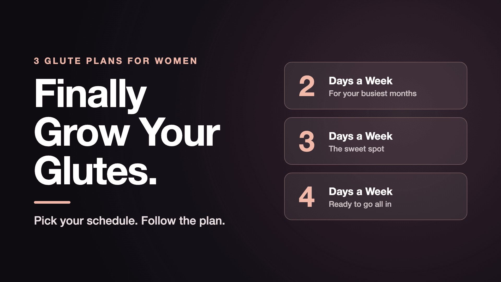Finally Grow Your Glutes (All 3 Plans)