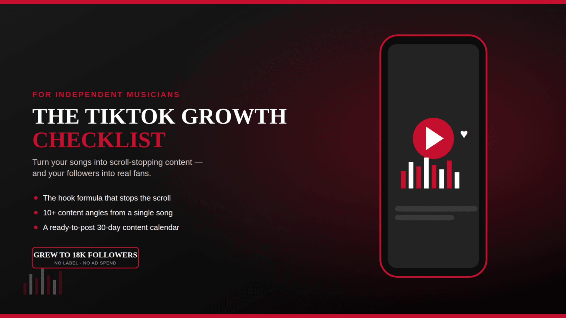 The TikTok Growth Checklist for Musicians