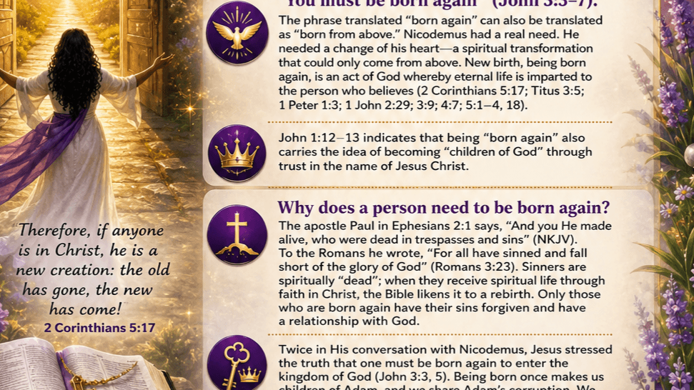 Surrender to Christ to experience New Life!