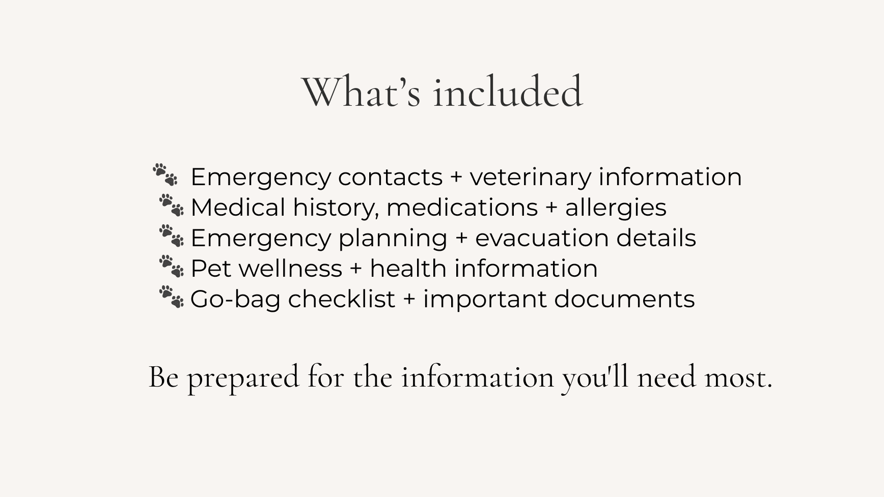 The Ultimate Pet Emergency Binder