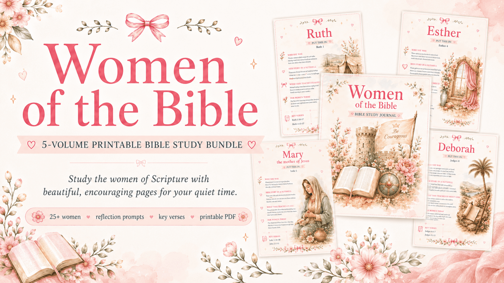 Women of the Bible Printable Bundle