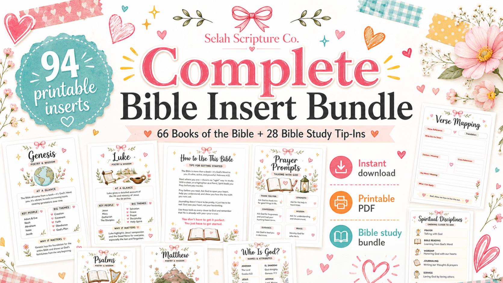 The Complete Bible Insert Bundle