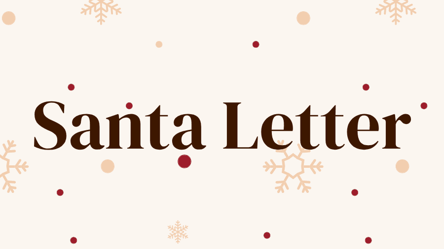 FREE Santa Letter Template 🎅