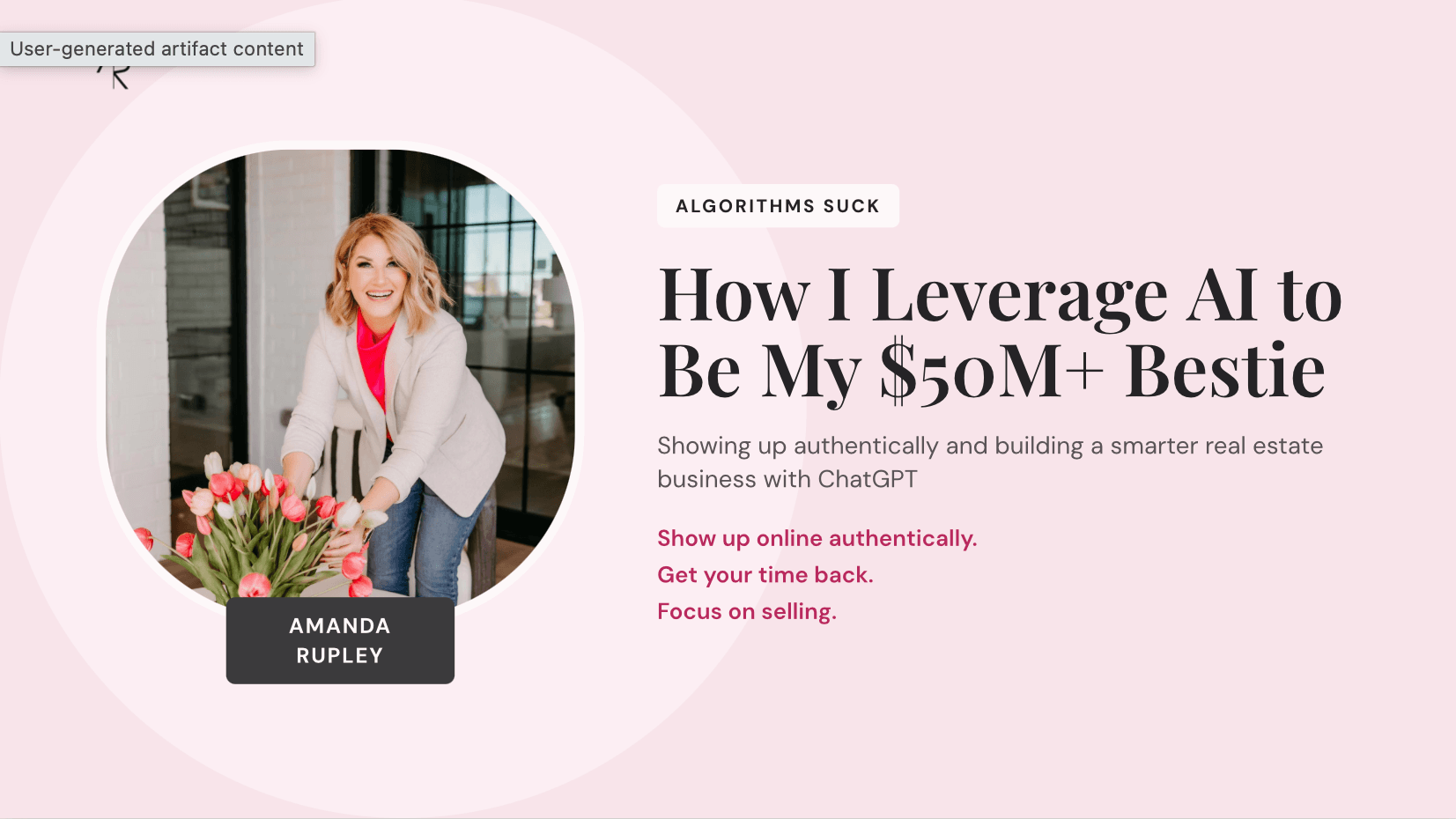 Algorithms Suck: How AI Became My $50M+ Bestie