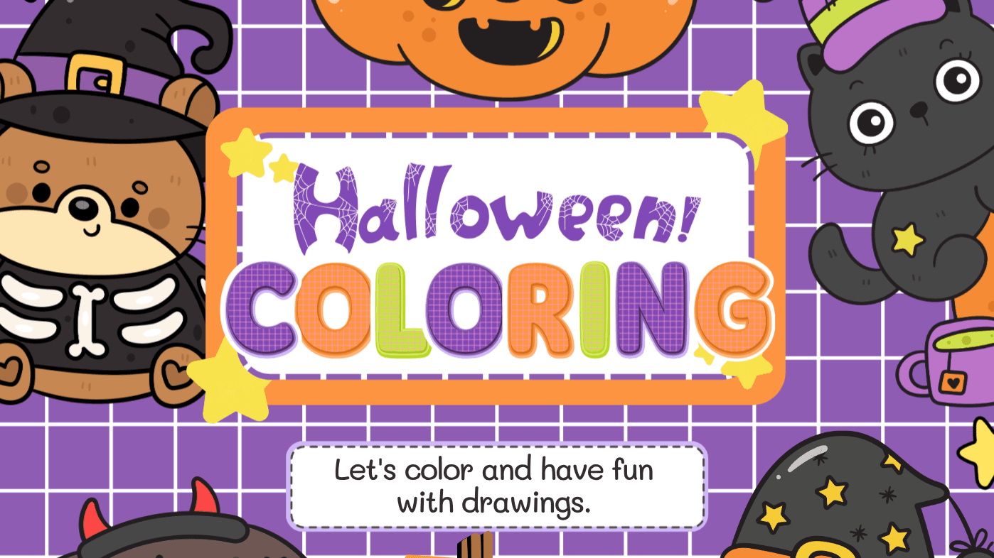 Halloween coloring book
