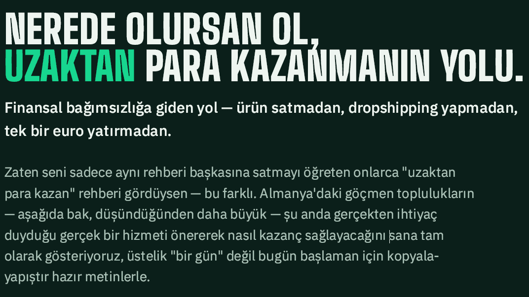  Nereden Olursa Olsun Para Kazanmak