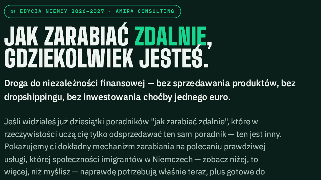 Zarabiaj Pieniądze Zdalnie, Skądkolwiek Jesteś