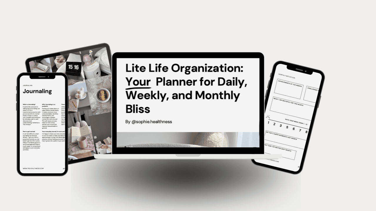 Your Planner for Daily, Weekly, and Monthly Bliss