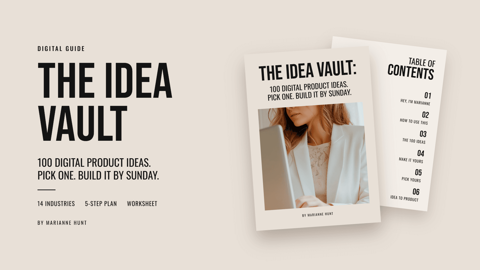 The Idea Vault: 100 Digital Product Ideas