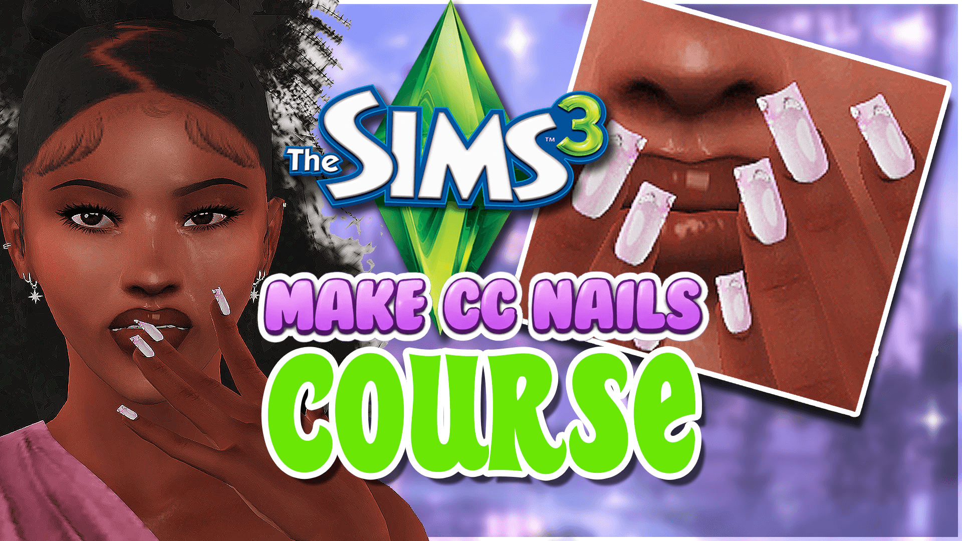 Learn how to create Nails in Blender for the Sims 