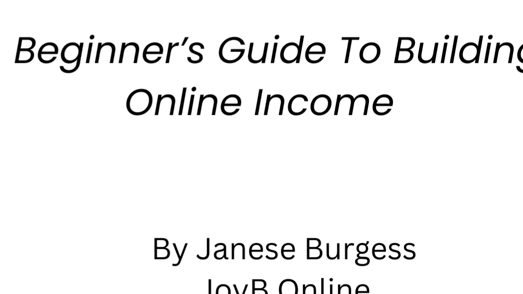 Affiliate Marketing For Beginners