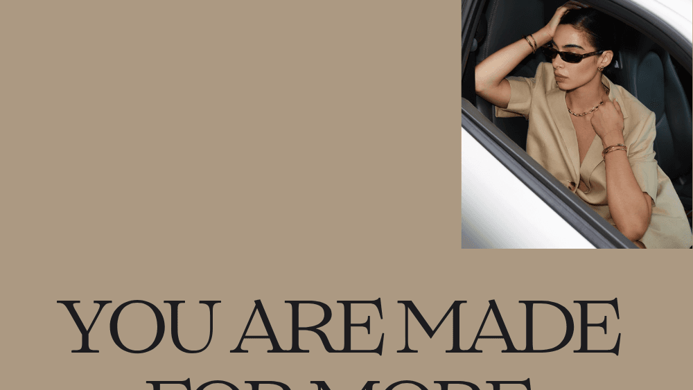 You Are Made For More