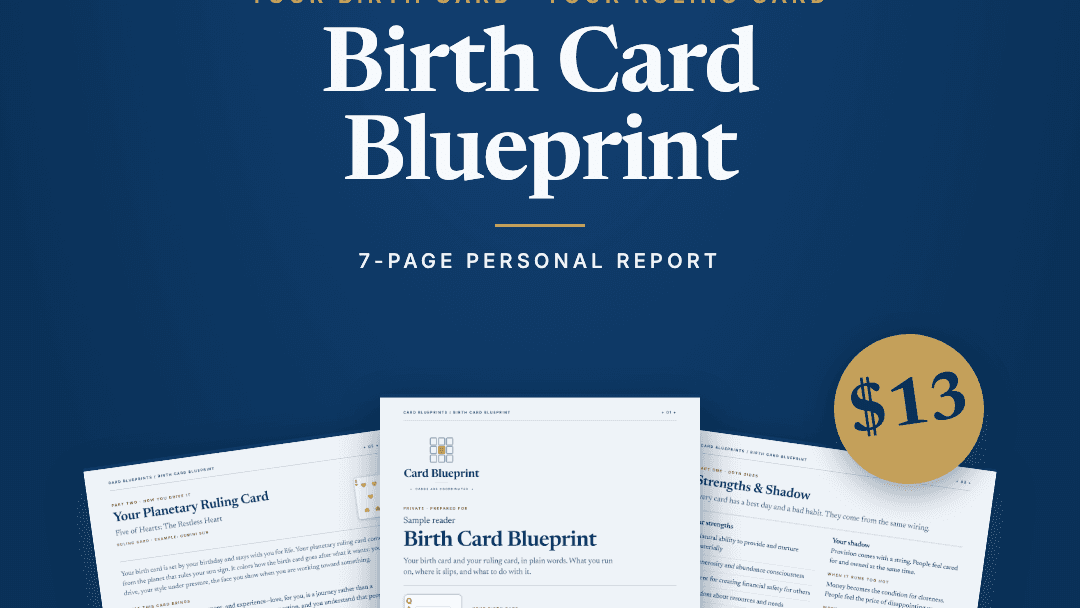 Birth Card Blueprint
