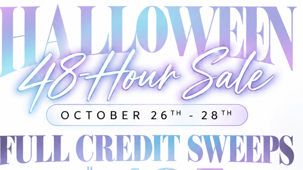 Full Credit Sweep | $495 Halloween Sale 🎃
