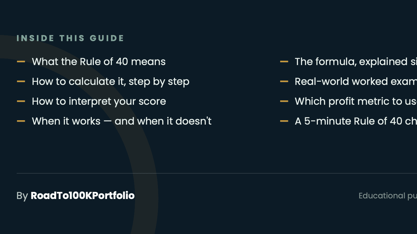 FREE RULE OF 40 GUIDE 📖