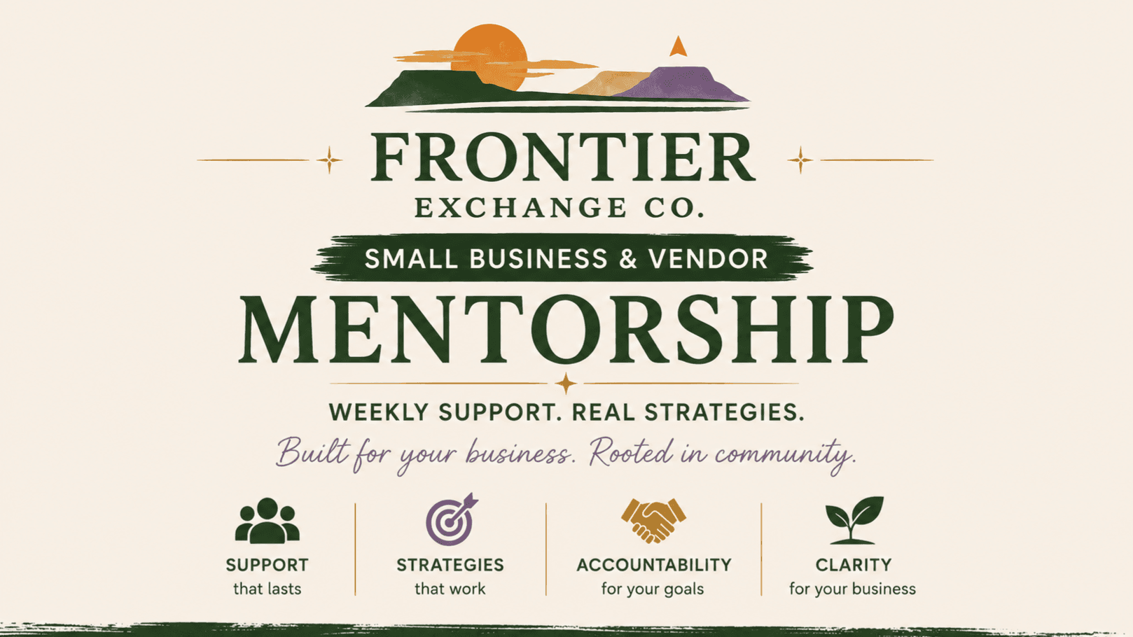Frontier Small Business & Vendor Mentorship