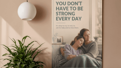 You Don't Have To Be Strong Every Day Poster