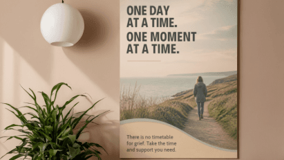 One Day At A Time, One Moment At A Time Poster