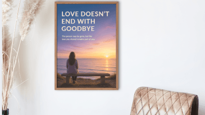Love Doesn't End With Goodbye Poster