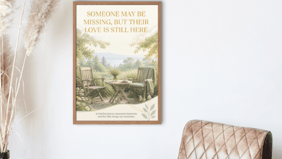 Someone May Be missing, But Their Love Poster