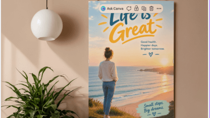Life Is Great Poster