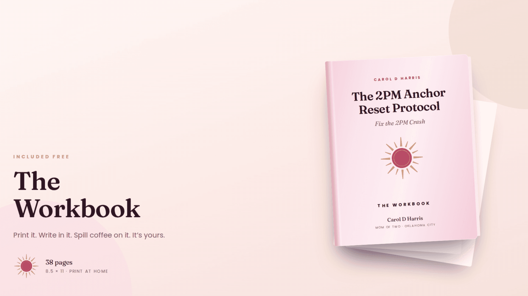 The 2PM Anchor Workbook