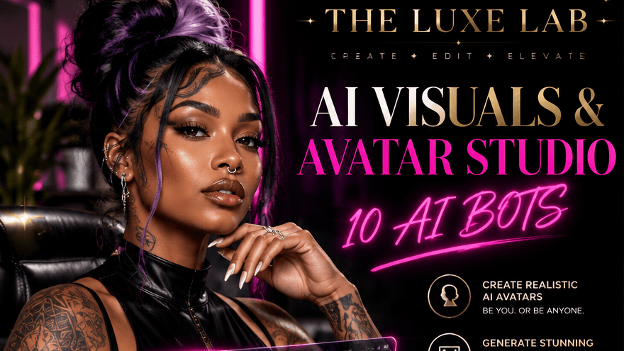 AI Visuals & Avatar Studio — 10 AI Bots