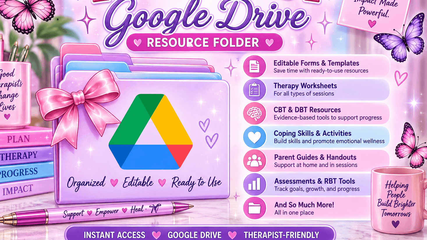 Ultimate Therapy Worksheets Bundle | Google Drive