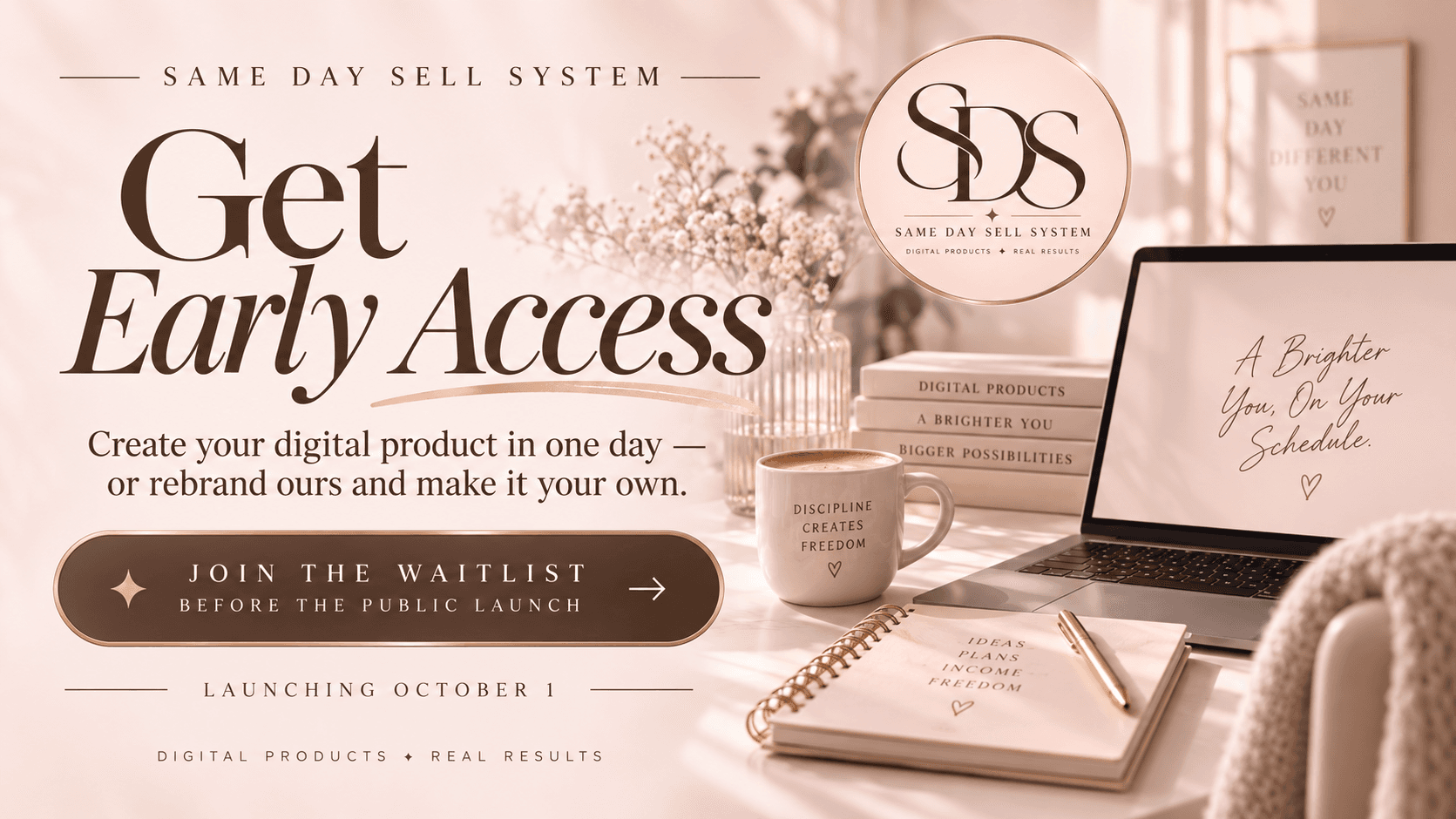 Get Early Access to Same Day Sell System!