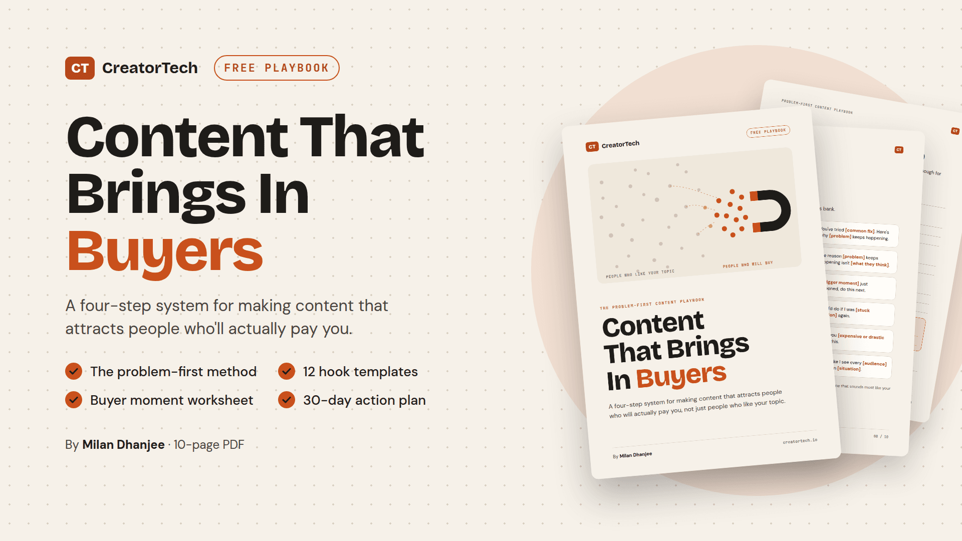 Content That Brings In Buyers (Free Playbook)