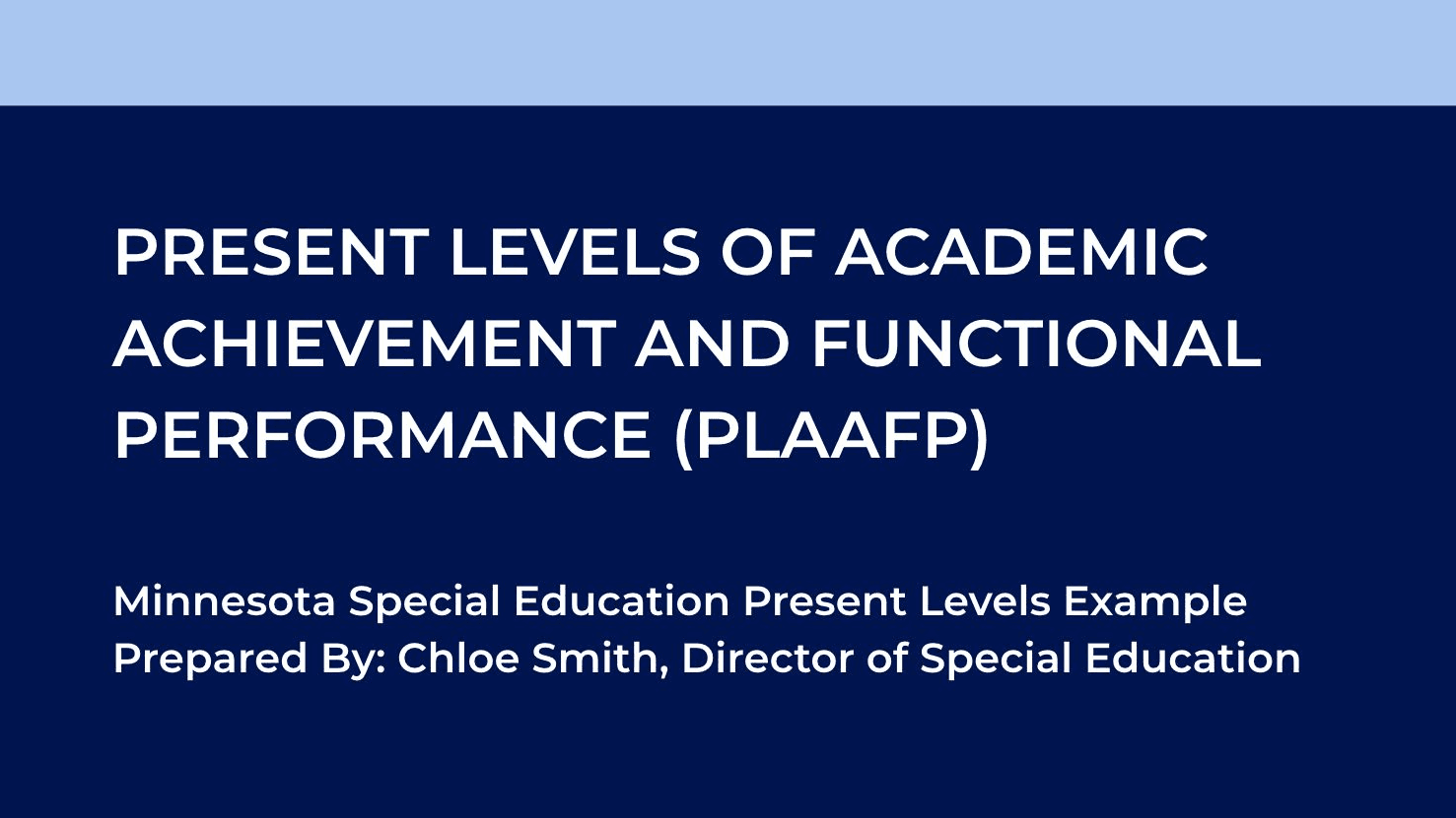 Get Our PLAAFP Writing Guide Now!