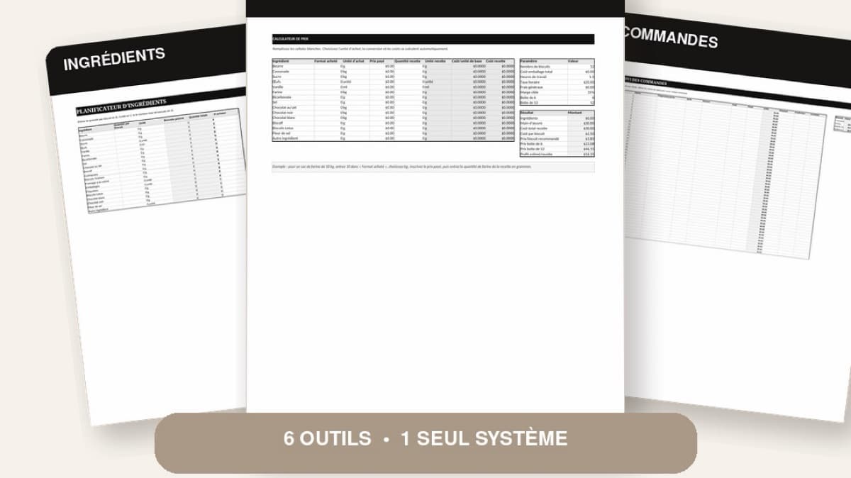 Le Kit Complet. Tout pour lancer ta biscuiterie