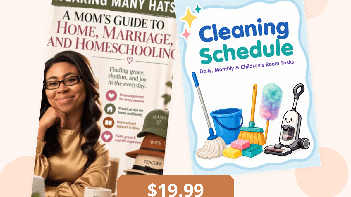 Wearing Many Hats + Cleaning Schedule