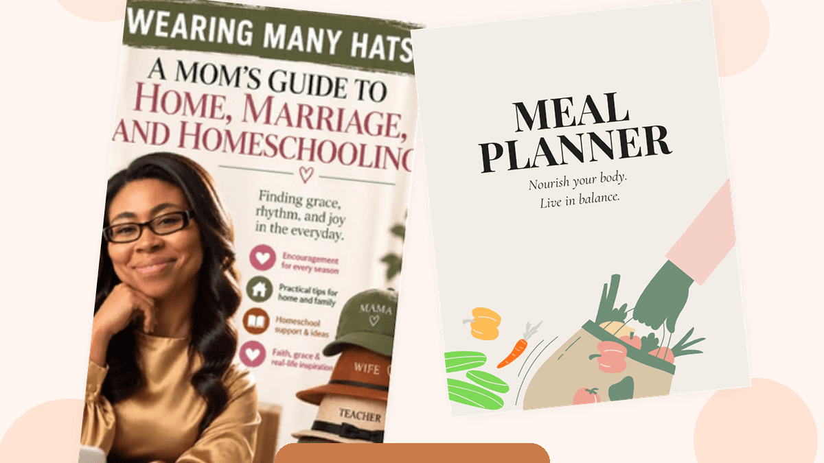 Wearing Many Hats + Meal Planner