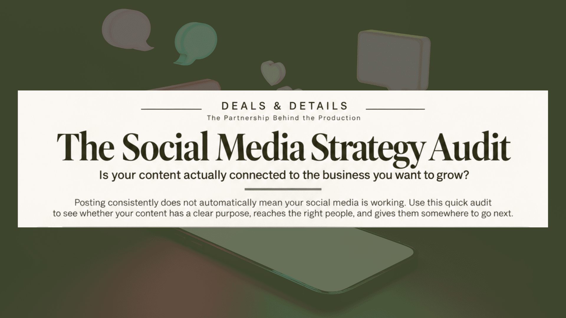 FREE Social Media Strategy Audit