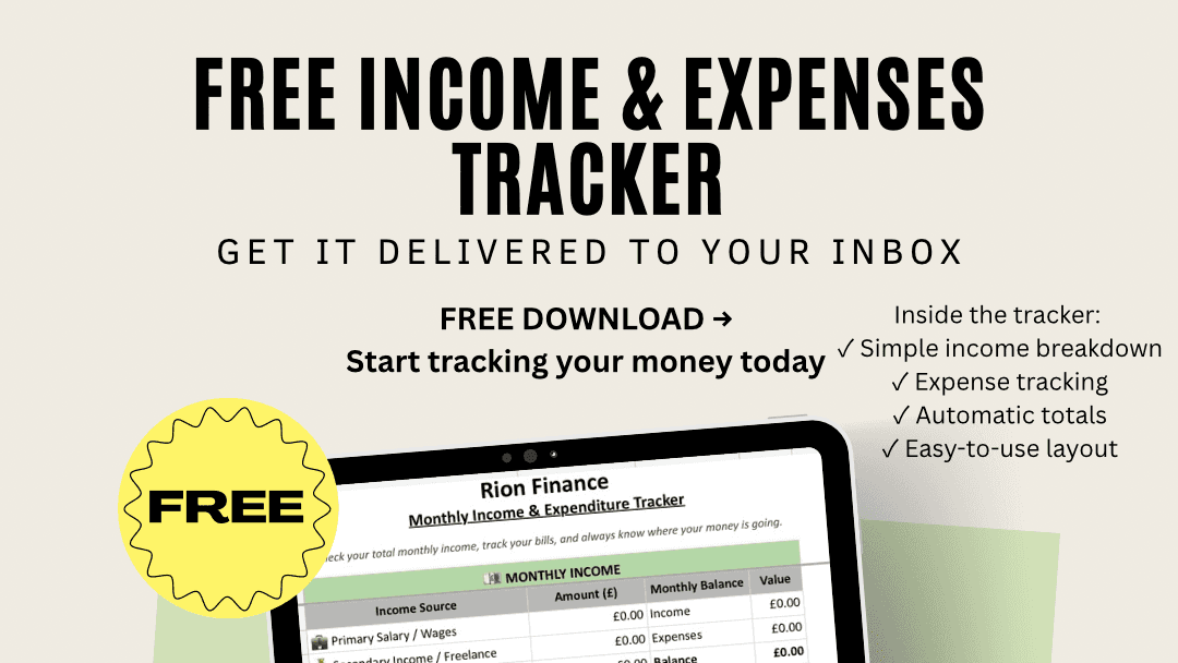 Get Your FREE Income & Expenses Tracker!