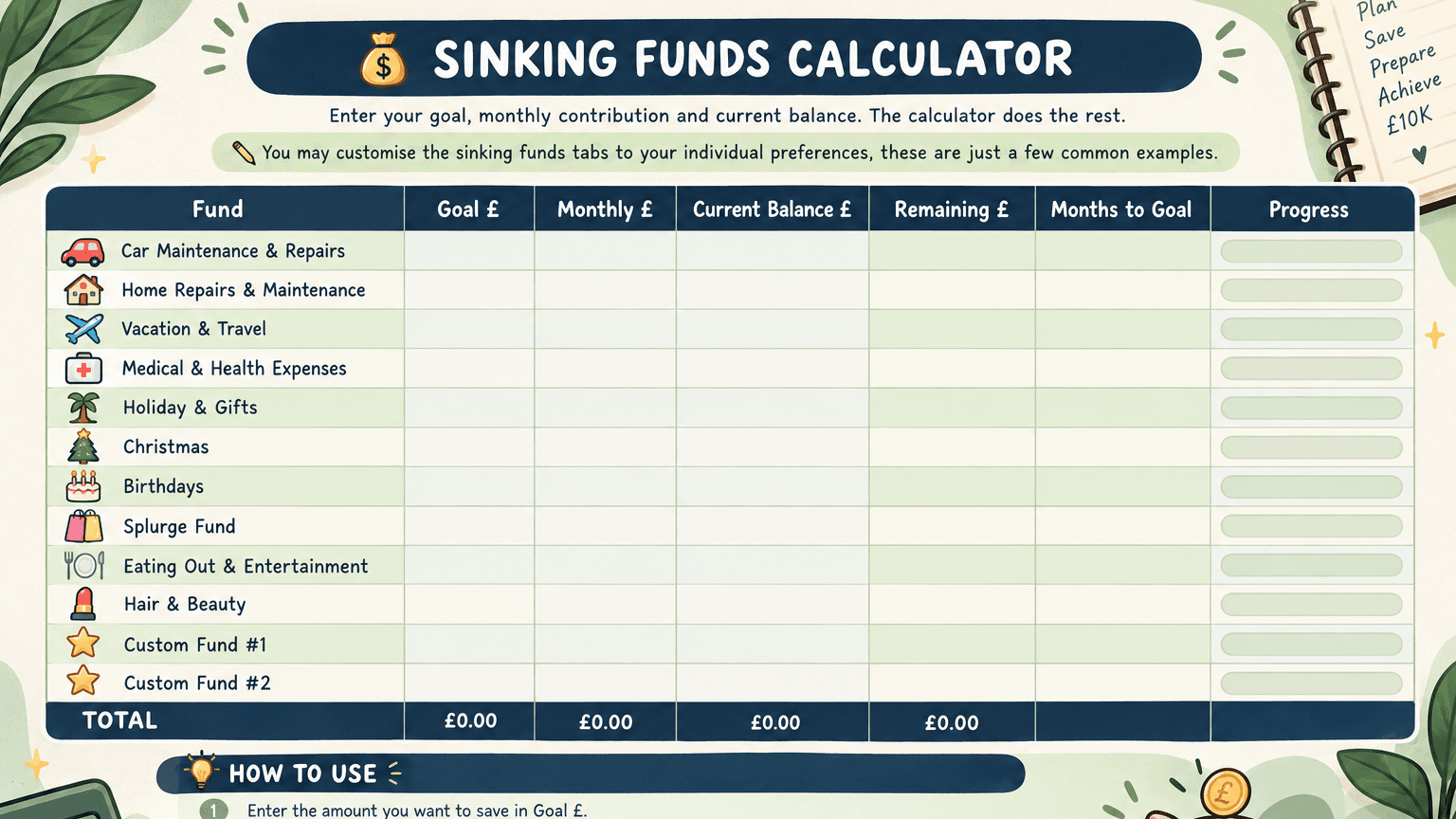 Get Your Sinking Funds System Guide!