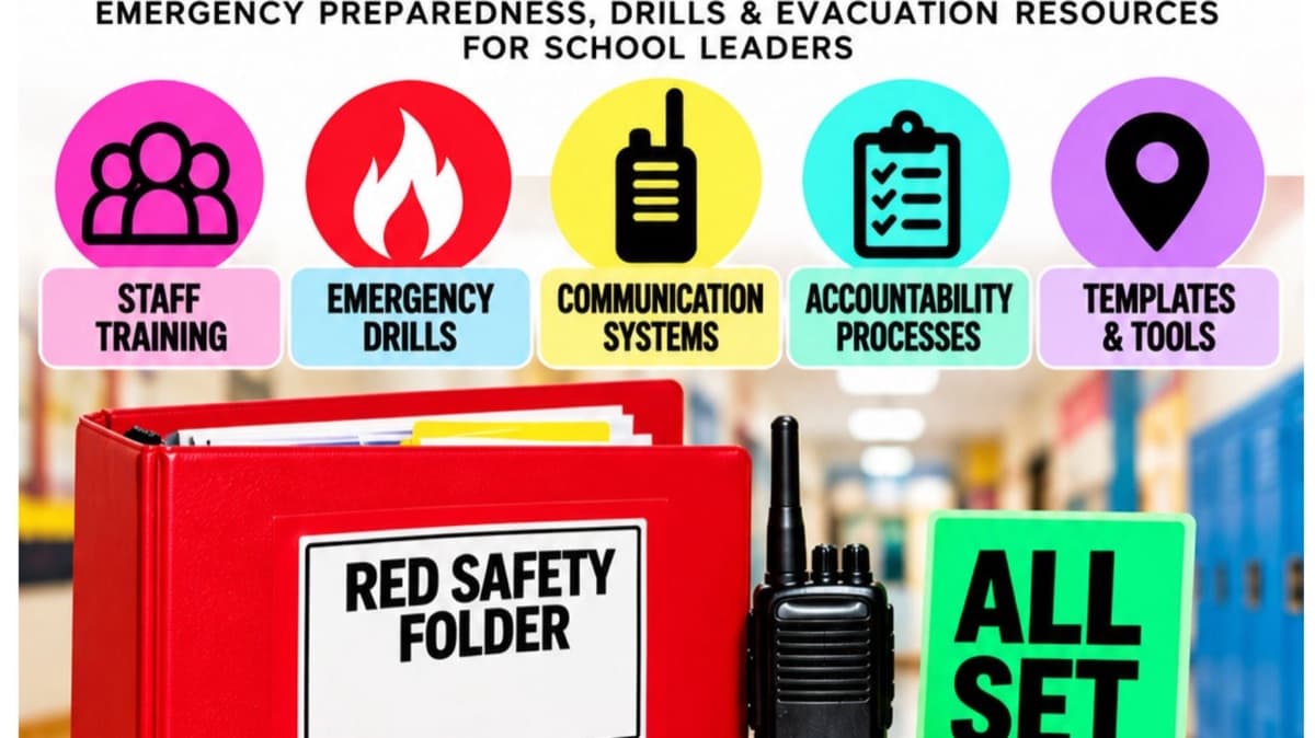 School safety drills - visuals and processes!