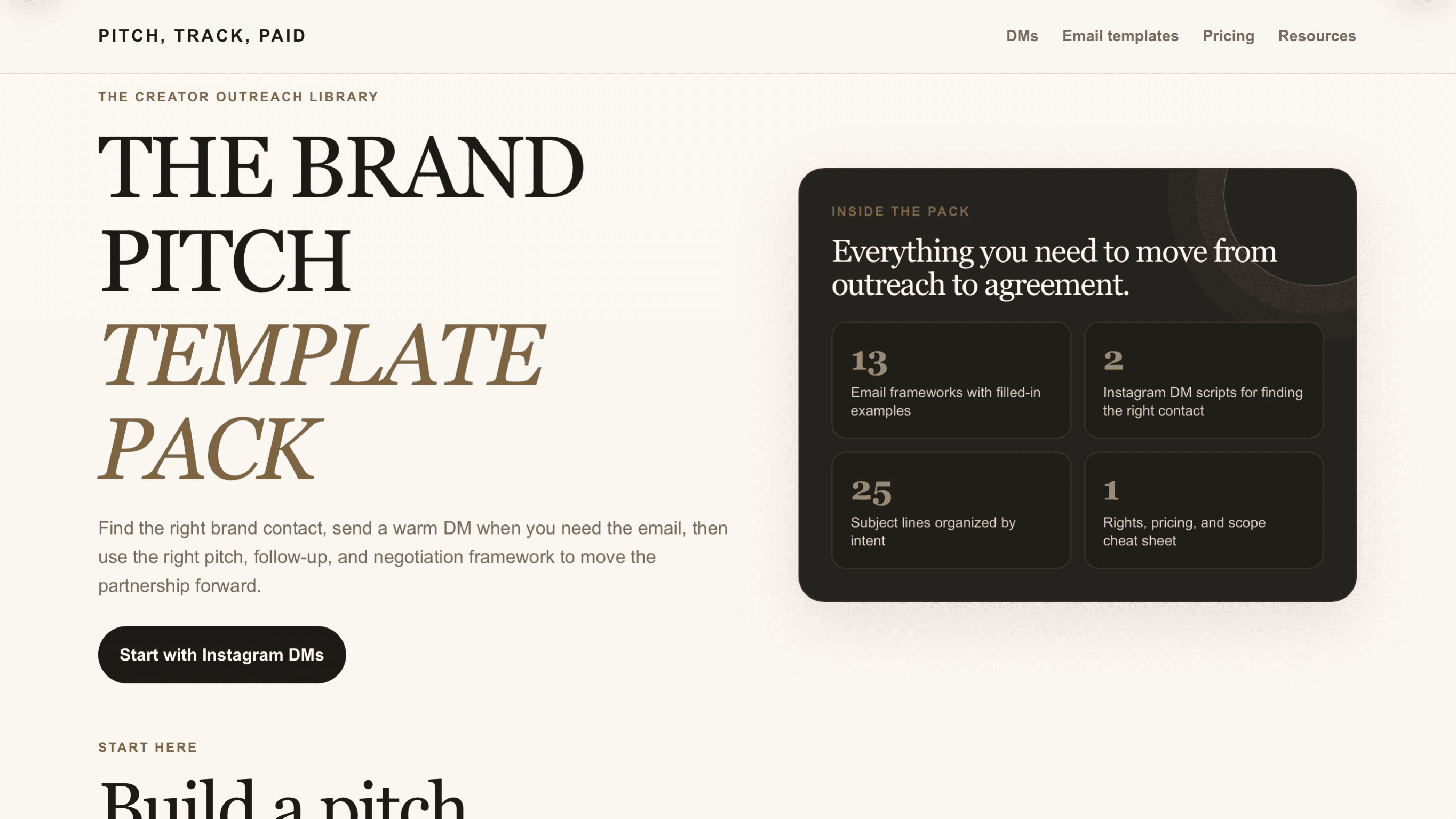 PITCH IT TEMPLATES
