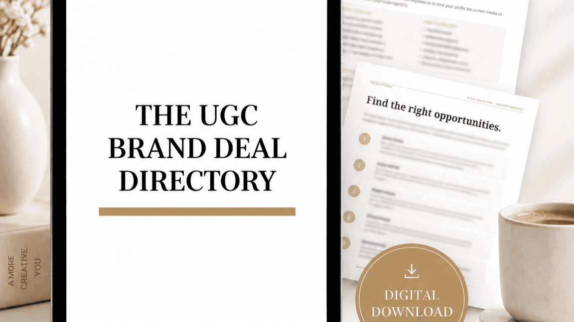 The UGC and Brand Deal Directory