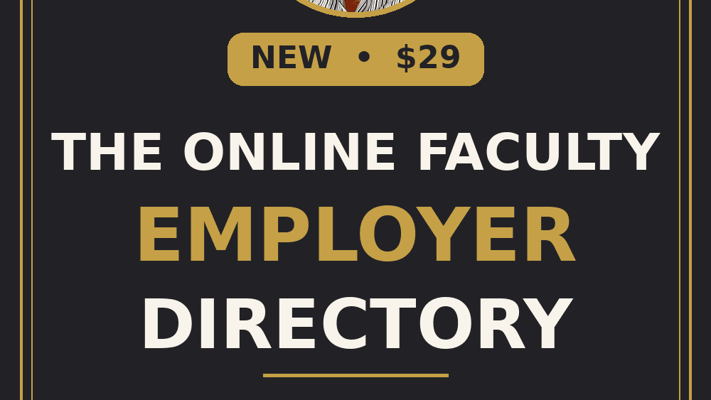 The Online Faculty Employer Directory